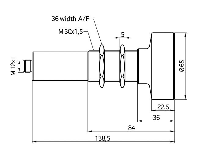 Ультразвуковой датчик Microsonic mic-602/D/HV/M30/MS