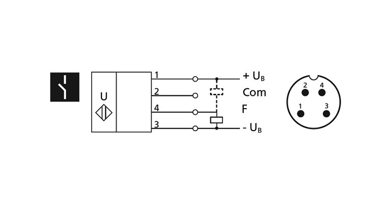 Ультразвуковой датчик Microsonic sks-15/CF/A