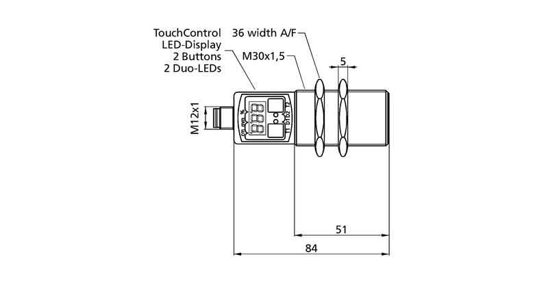 Ультразвуковой датчик Microsonic crm+130/F/TC/E