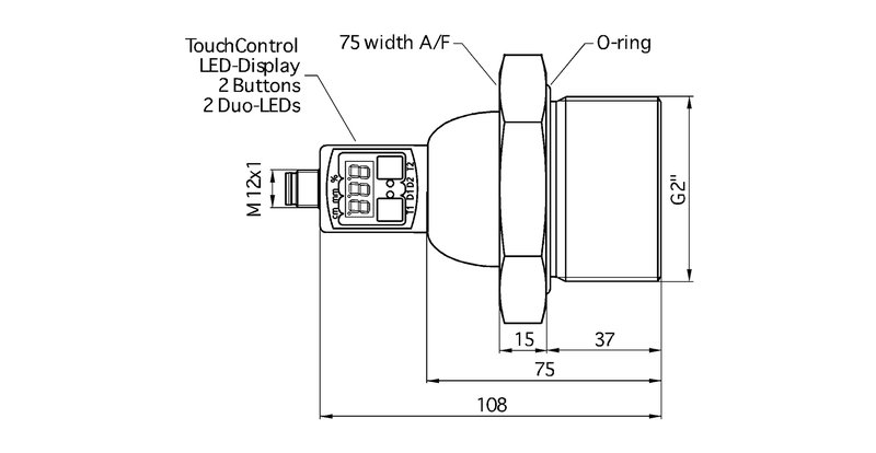 Ультразвуковой датчик Microsonic hps+340/DD/TC/E/G2
