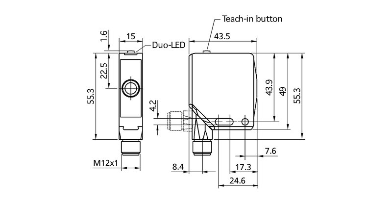 Ультразвуковой датчик Microsonic ucs-15/CDD/QM