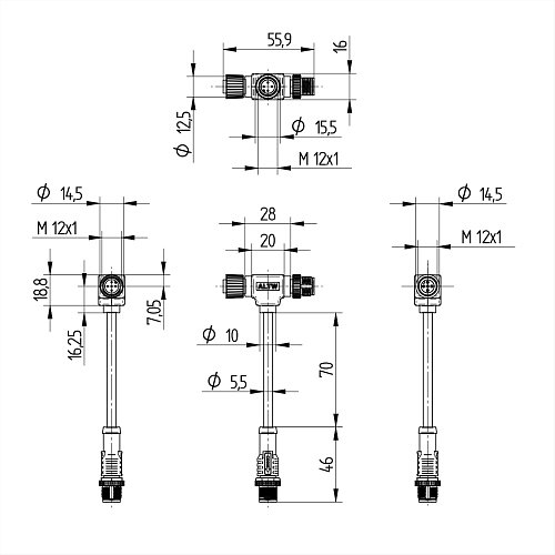 Соединительный кабель Wenglor ZC4G001