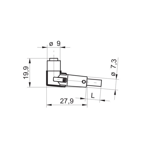 Разъем с кабелем Baumer ESW 08AH0200