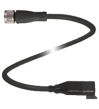 Соединительный кабель Pepperl Fuchs V11-G-BK0,15M-PUR-O1-DT3P-G