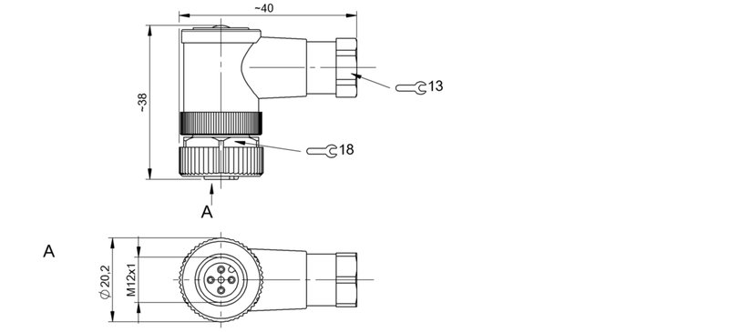 Разъем Balluff BCC M445-0000-1A-004-41X475-000