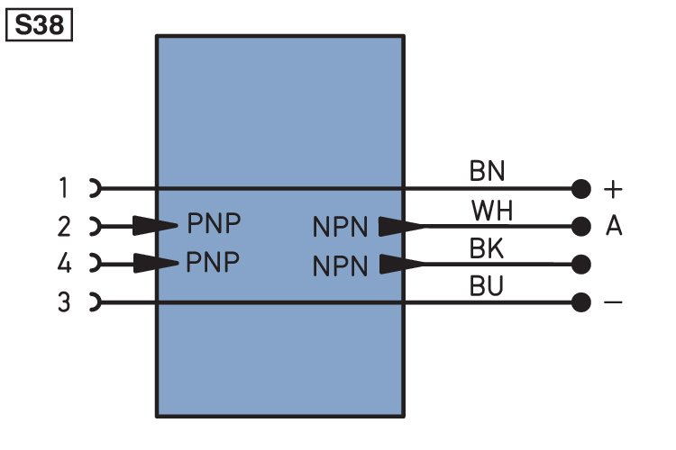 Разъем с кабелем Wenglor BG2V1P-N-2M