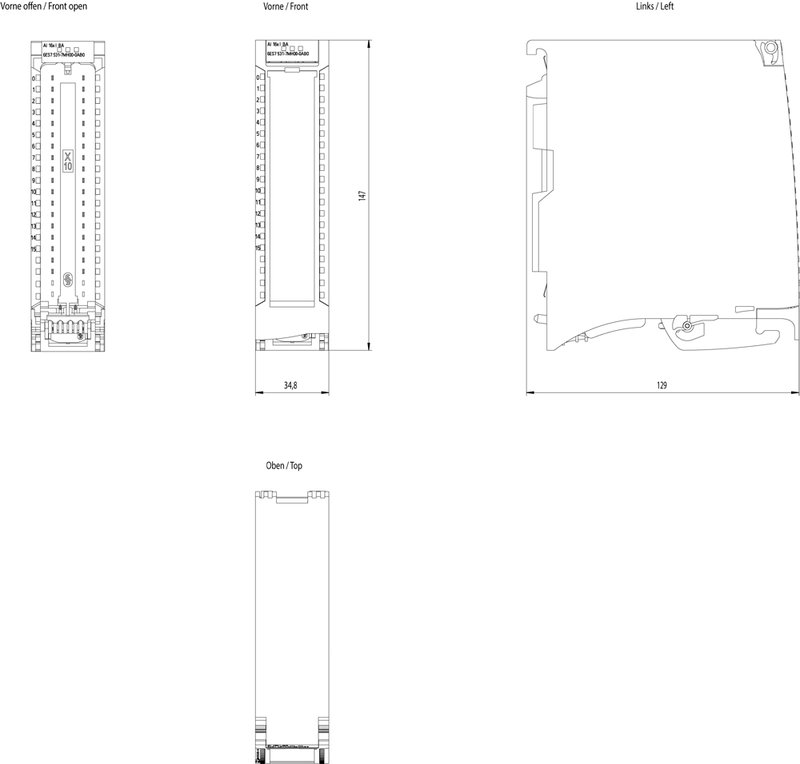 Модуль аналоговых входов Siemens 6ES7531-7MH00-0AB0