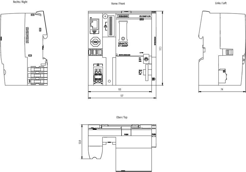 Центральный процессор Siemens 6ES7514-2SN03-0AB0