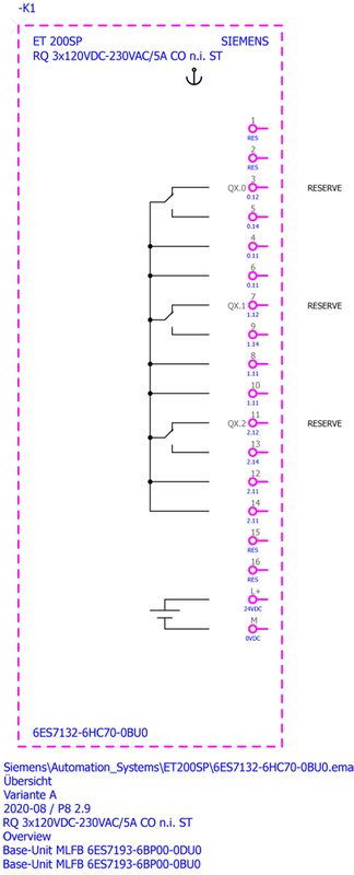 Модуль дискретного вывода Siemens 6ES7132-6HC70-0BU0