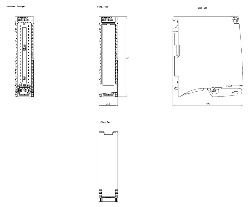 Модуль дискретных выходов Siemens 6ES7522-5HH00-0AB0