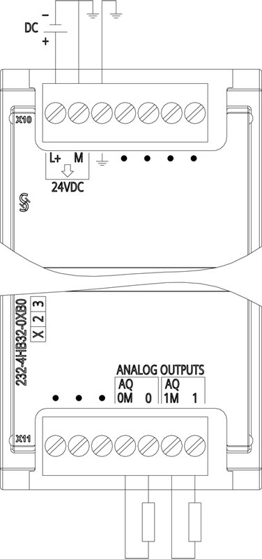 Модуль аналогового вывода Siemens 6ES7232-4HB32-0XB0