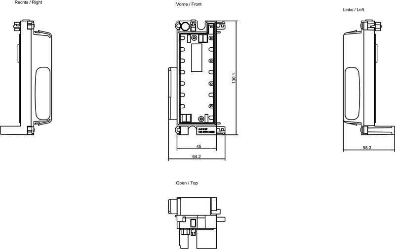 Электронный модуль Siemens 6ES7144-4FF01-0AB0