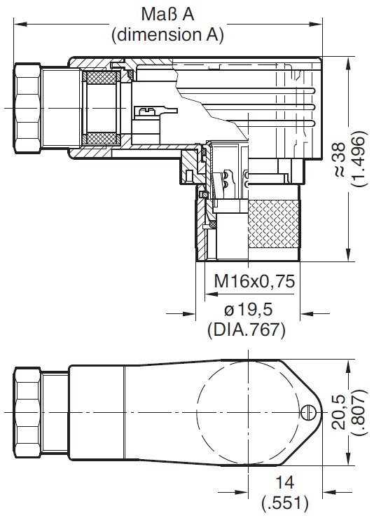 Разъем AMT Linear Position Sensor K60S-000-P0