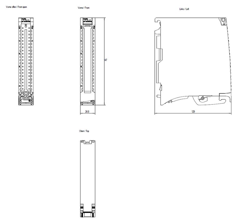 Модуль аналоговых входов и выходов Siemens 6ES7534-7QE00-0AB0