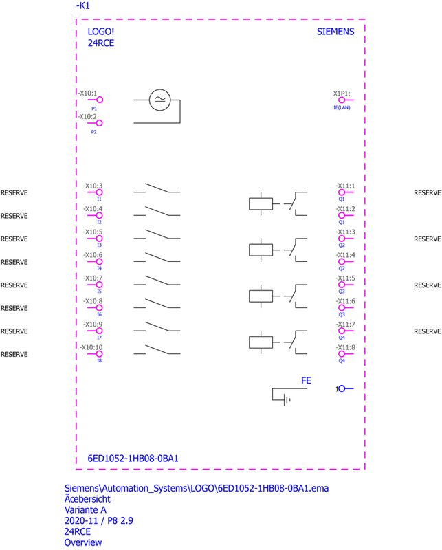 Логический модуль Siemens 6ED1052-1HB08-0BA1
