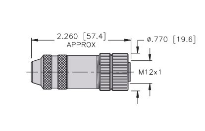 Разъем Sentinel DZK5-M12/8.5
