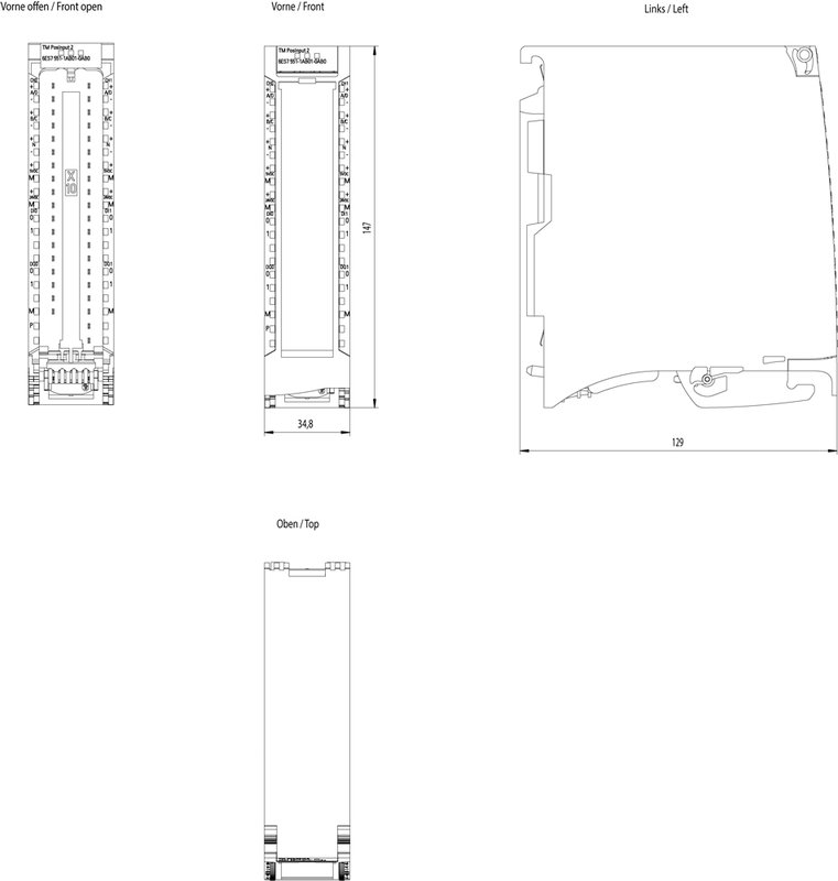 Модуль счетчика и определения положения Siemens 6ES7551-1AB01-0AB0
