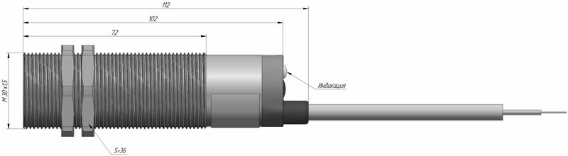 Ультразвуковой датчик СЕНСОР ВБУ-М30-100У-4111-СА