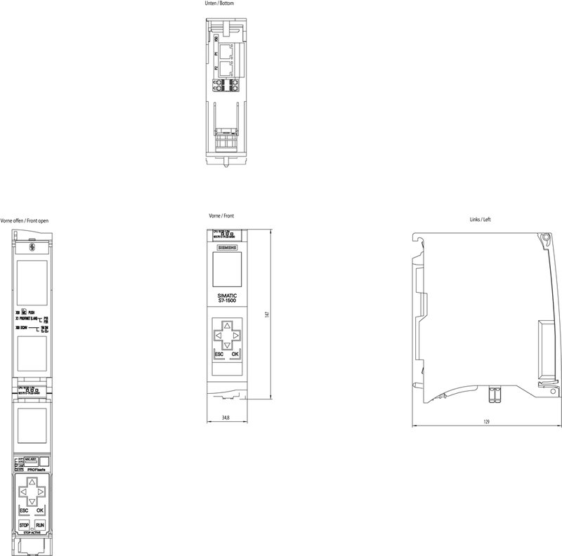 Центральный процессор Siemens 6ES7513-1FL02-0AB0