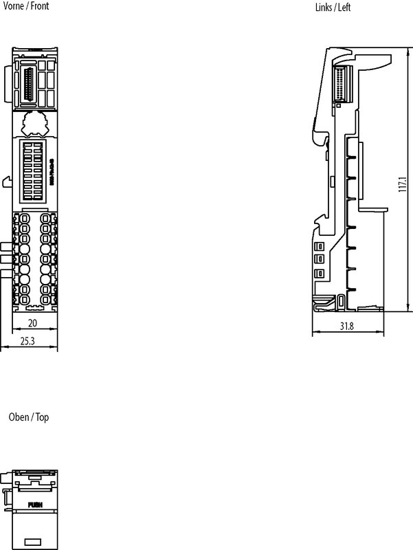 Базовый Блок BU20-P6+A2+4B Siemens 6ES7193-6BP20-0BC1