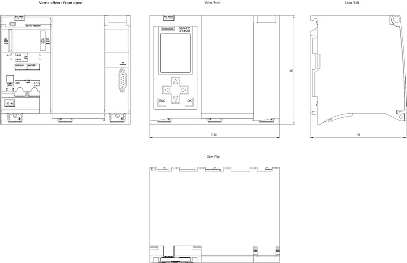 Центральный процессор Siemens 6ES7517-3AP00-0AB0