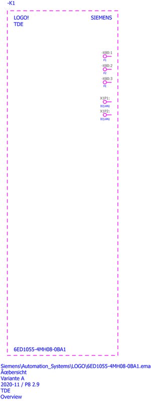 Текстовый дисплей Siemens 6ED1055-4MH08-0BA1