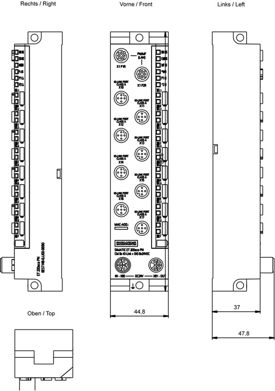 Станция распределенной периферии Siemens 6ES7148-6JJ00-0BB0
