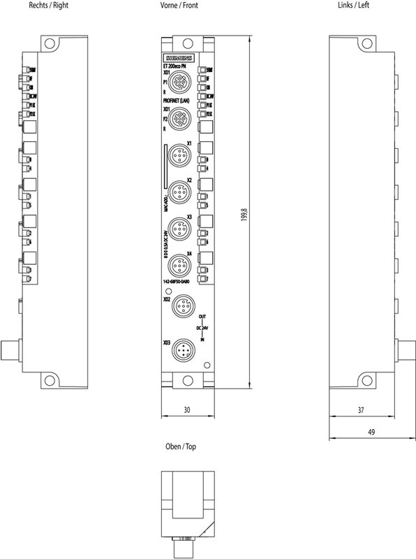 Станция распределенной периферии Siemens 6ES7142-6BF50-0AB0