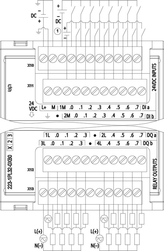 Модуль дискретного ввода-вывода Siemens 6ES7223-1PL32-0XB0