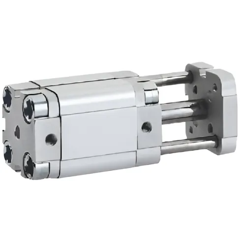 Компактный пневмоцилиндр с направляющими Aignep QFA 012 0030