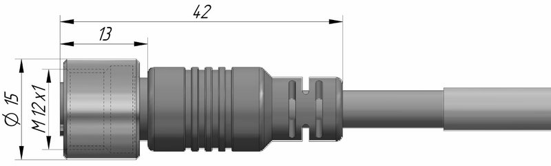 Разъем с кабелем СЕНСОР С13-12ПР-02-2