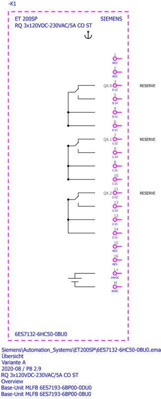Модуль дискретного вывода Siemens 6ES7132-6HC50-0BU0