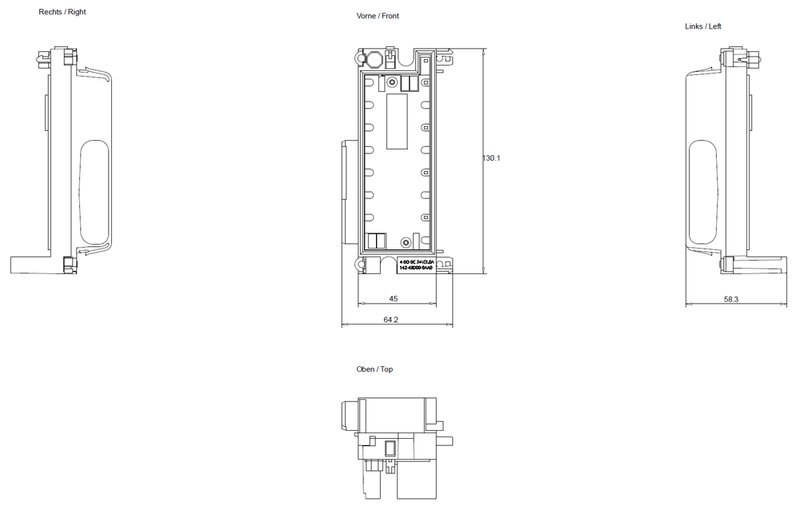 Электронный модуль Siemens 6ES7142-4BD00-0AA0