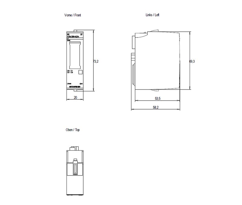 Модуль дискретного вывода Siemens 6ES7132-6FD00-2BB1