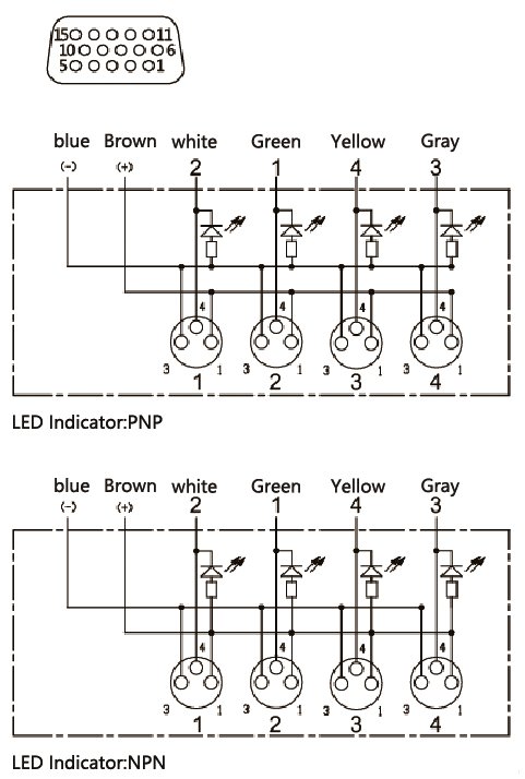 Распределительная коробка для датчиков LANBAO DB080803-0-DP