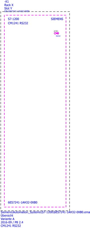 Коммуникационная системная плата Siemens 6ES7241-1AH32-0XB0