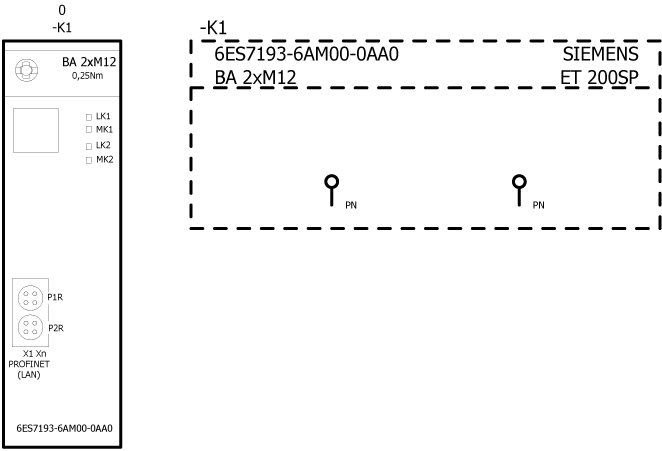 Сетевой адаптер Siemens 6ES7193-6AM00-0AA0