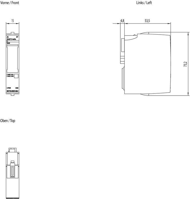 Модуль аналогового ввода Siemens 6ES7134-6HD01-2BA1