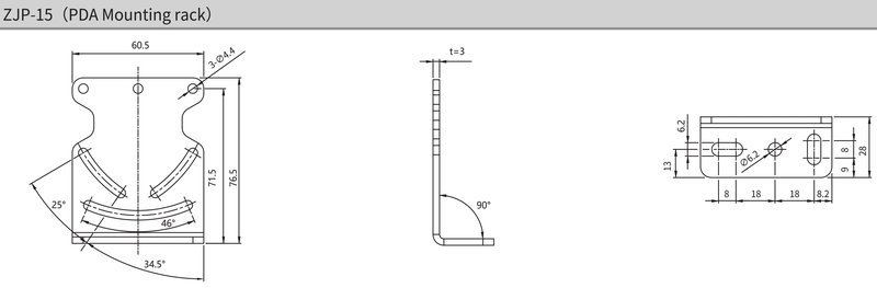 Монтажный кронштейн LANBAO ZJP-15