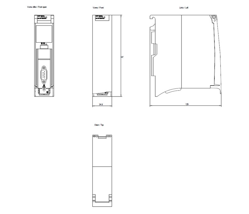Коммуникационный модуль Siemens 6ES7540-1AD00-0AA0