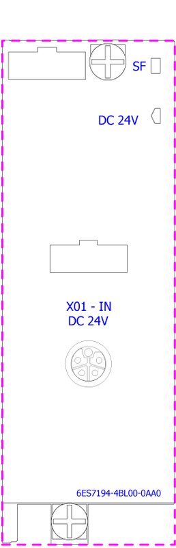 Соединительный модуль  Siemens 6ES7194-4BL00-0AA0