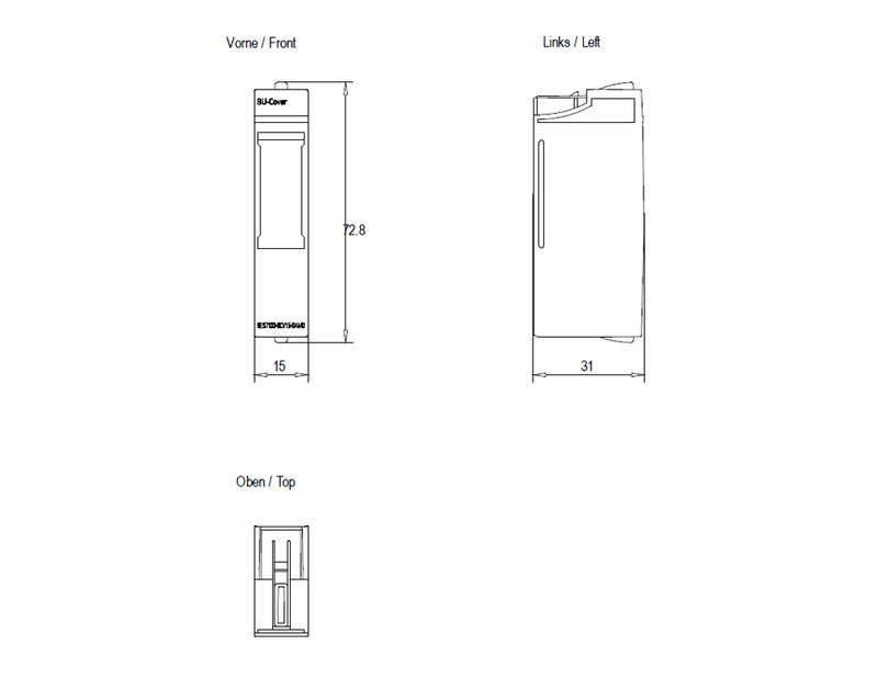 Крышки для базового блока Siemens 6ES7133-6CV15-1AM0